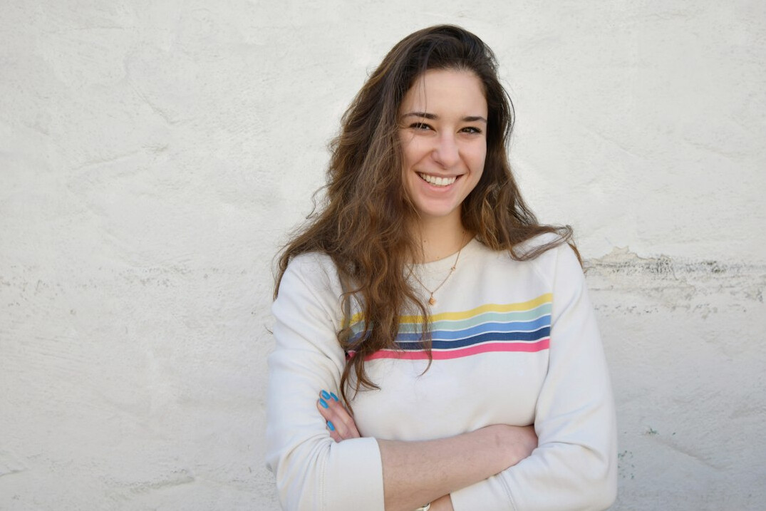 woman smiling confidently